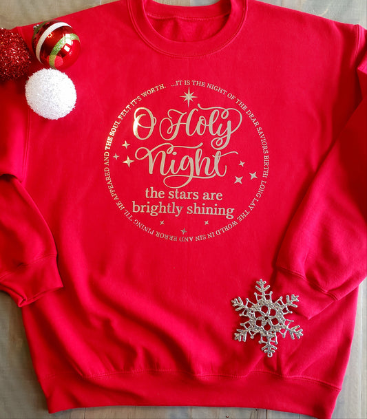 O Holy Night crewneck