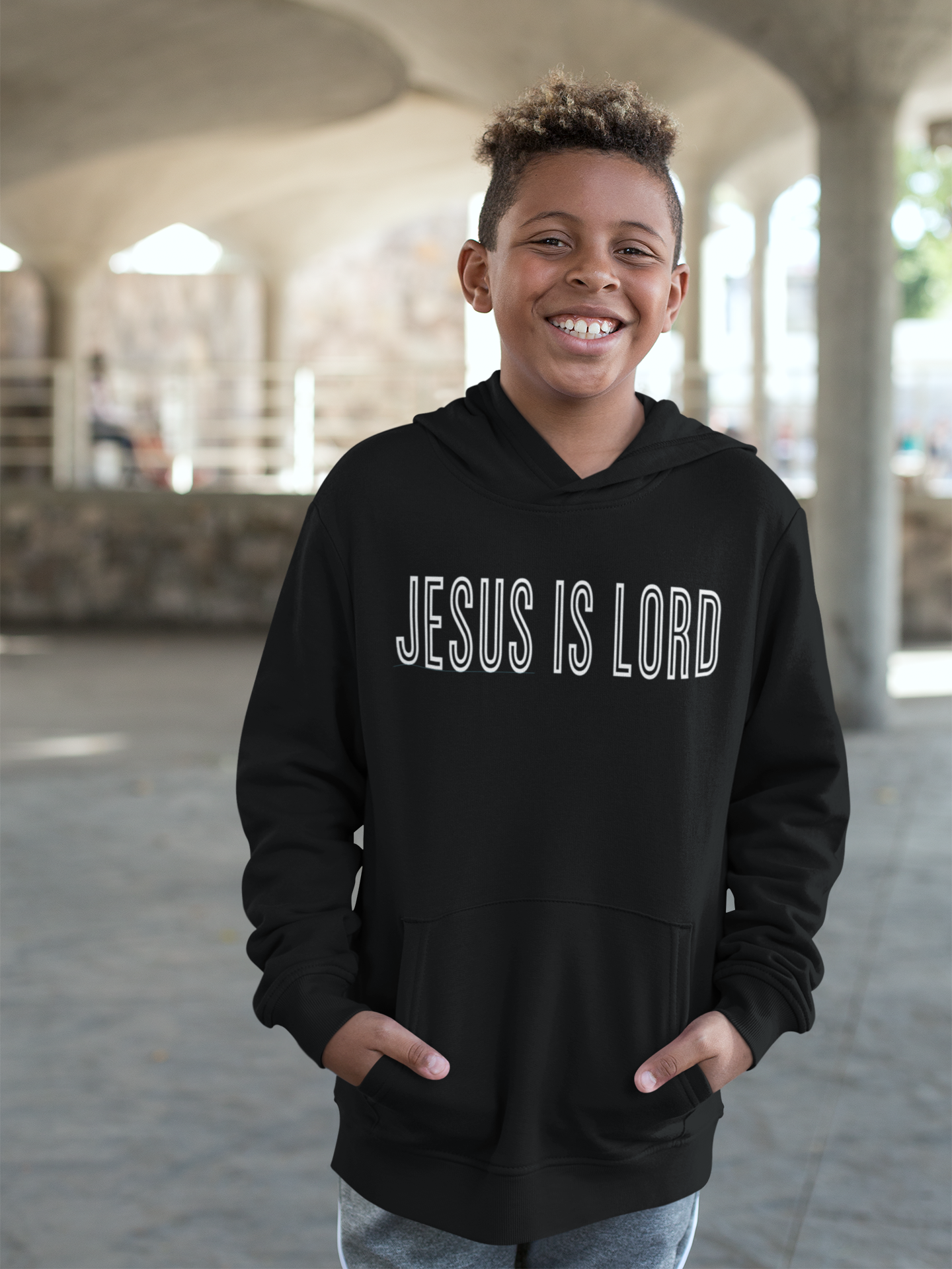 Jesus is Lord youth hoodie