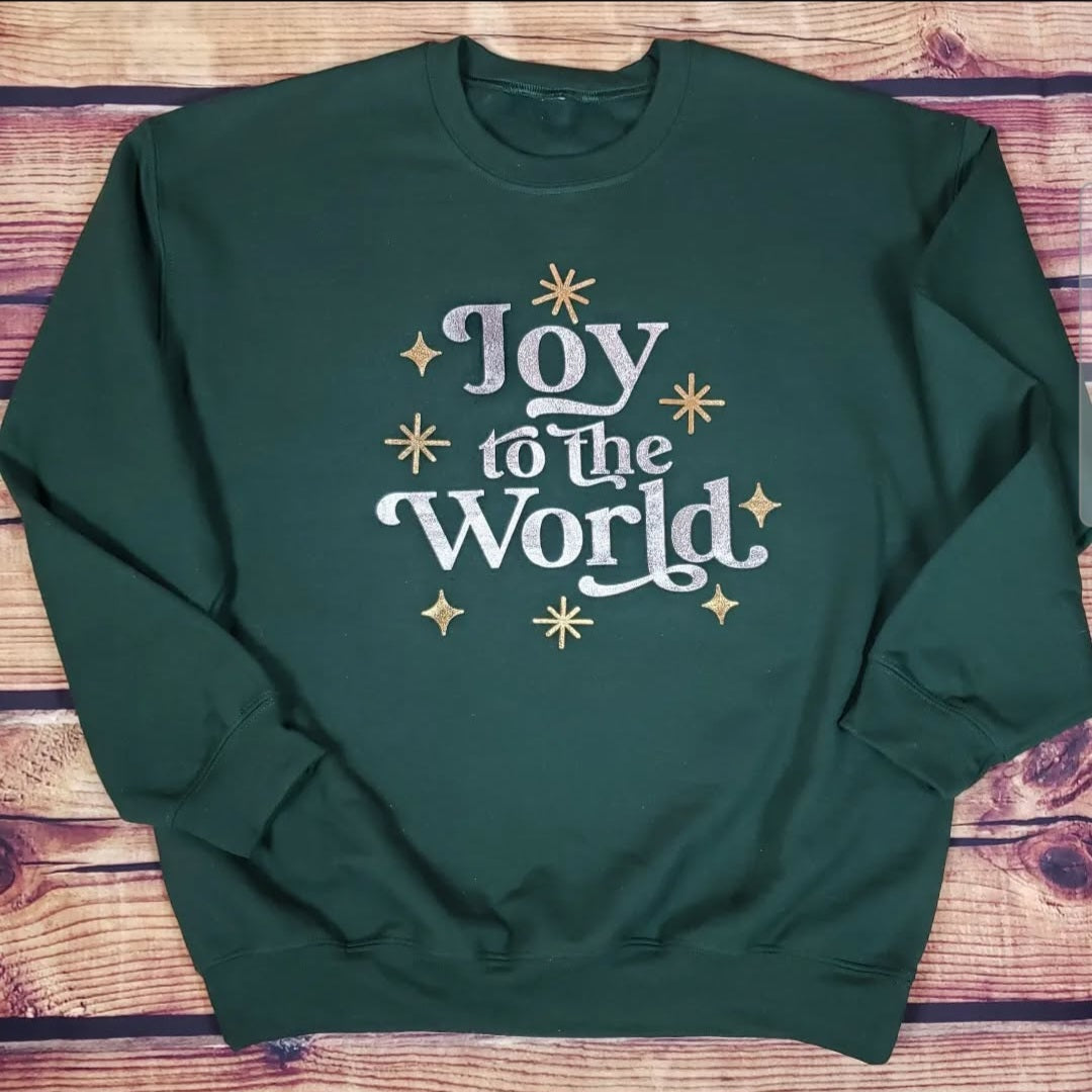 Joy to the world crewneck sweatshirt