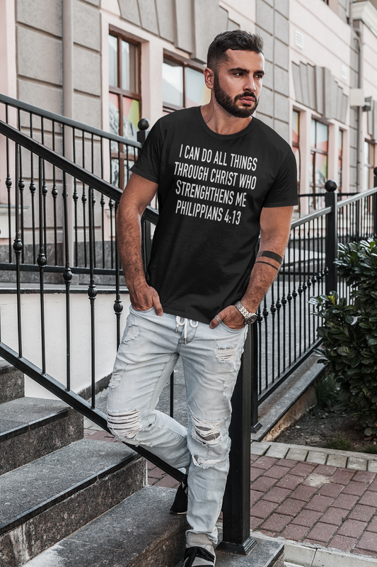Men's Philippians 4:13 t-shirt